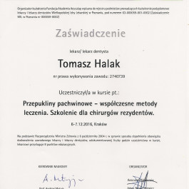 Lek. Tomasz Halak