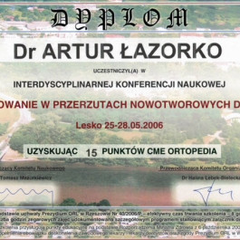 lek. Artur Łazorko